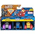 Monster Jam, Marvel Mini Monster Truck 3-Pack, Black Panther, Captain America, Iron Man Die-Cast Monster Trucks, 1:87 Scale, Kids’ Toys for Boys Aged 3 and Up