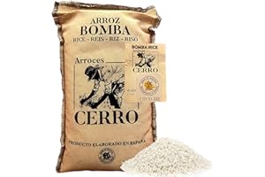 THE BLACK HOOF 1 kg. Riz spécial Paella Bomba D.O. Valencia - Arroz Bomba, le riz blanc d'Espagne - Paella Riz