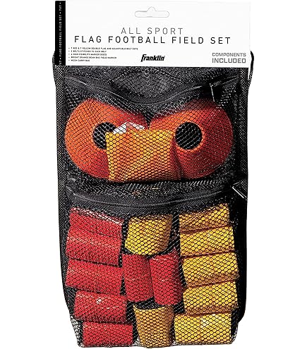 Kit Cinture Per Flag Football - 14 Pezzi Regolabili Per Allenamenti E Partite (Blu E Giallo) - Foto 3