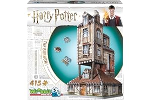 WREBBIT 3D Wrebbit3D , Harry Potter: The Burrow - The Weasley's Family Home (415pc) , 3D Puzzle , Ages 14+