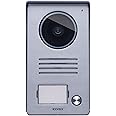 Vimar 40921.P1 One-button audio/video entrance panel for 7in LCD hands-free video entryphone, with rainproof cover, for surface mounting, Elvox Door Entry
