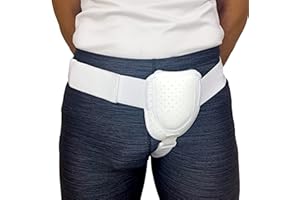 JEBOLT Cinto inguinale per uomiini per l'uso su entrambi i lati, tutore di compressione inguinale per uomo per l'uso come cintura post-operatoria