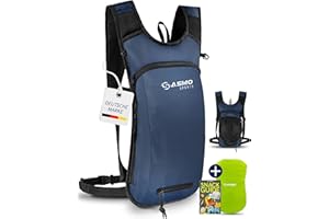 SASMO SPORTS SASMO® mały plecak rowerowy z kieszenią termiczną i siatką na kask | ultralekki 350 g / 6 l – plecak MTB dla mężczyzn i kobiet | mały plecak rowerowy dla mężczyzn i kobiet | plecak rowerowy męski – w