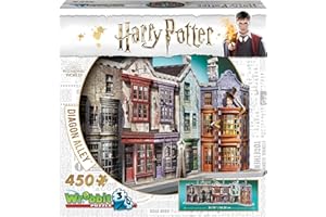 Wrebbit3D, Harry Potter: Diagon Alley (450pc), 3D Puzzle, Ages 14+