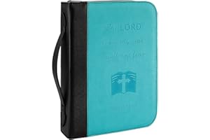 GraduatePro Copertina per Bibbia in Pelle PU Borsa Portatile Scatole con Maniglia Borsetta Leggera Blu