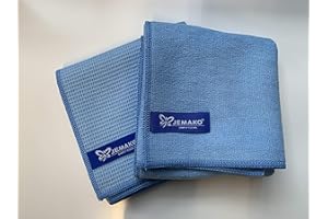 GRILLMER Jemako 2er Set = 1 x Profi-Tuch (45 x 60 cm) und 1 x Trockentuch (40 x 45 cm) blau