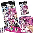 Monster High by Bladez Toyz Sticker Set with Over 50 Stickers - 1 Pack - Creative Fun for Kids - Stickers for Children Perfect for Party Bags & Gifts - Customise Cards & Scenes - Portable Playtime