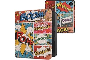 kwmobile Étui Compatible avec Kobo Libra Colour Coque - Étui à Rabat magnétique Tablette eReader Similicuir - Multicolore