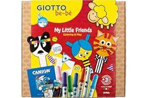 Giotto be-bè, Set Creativo para Colorear, My Little Friends, 20 piezas