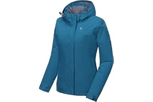 Little Donkey Andy Giacca da sci impermeabile da donna con cappuccio rimovibile