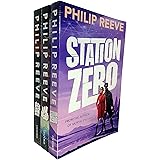Philip Reeve Railhead Trilogy 3 Books Collection Set (Station Zero, Railhead, Black Light Express)