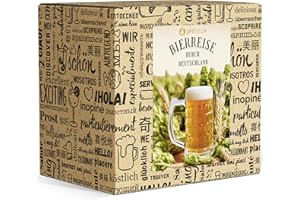 ‎BOXILAND BOXILAND Beer Specialities from Germany as a Tasting Package to Give as Gift Packaging (Beer + Tasting Instructions + Beer Brochure + Brewery Gifts + Gift Box) 6 x 0.33 L