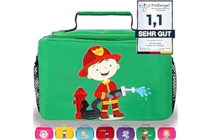 GRINSEZWERGE Tasche für Toniebox und bis zu 30 Tonie Figuren - 12 Motive | Aufbewahrung für Tonies Hörfiguren, Starterset und Zubehör | Transporttasche Tigerbox | Tragetasche für Mädchen und Jungen