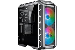 Cooler Master MasterCase H500P Mesh – Case PC ARGB con Due Ventole da 200 mm Ottimo Flusso d'Aria, Pannelli Fatti per Costruttori, Predisposto per Dissipazione a Liquido