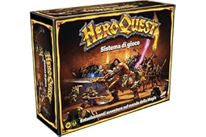 MONOPOLY Hasbro Gaming Avalon Hill HeroQuest, Gioco da Tavolo per Ragazzi e Ragazze dai 14 Anni, Gioco di Strategia in Stile Dungeon Crawler, a Tema Fantasy per 2-5 Giocatori