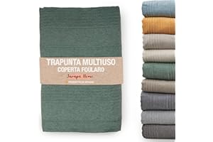 Jarapa Home Made with love Copriletto (Rosso, 180x280 cm)