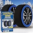 Goodyear Calze da Neve Star Gripper Omologate Italia EN 16662-1:2020 Due Catene da Neve in Tessuto per Auto, Snow Sock Taglia M, per R13 - R19 (Misure per Pneumatici Dettagliate all'Interno