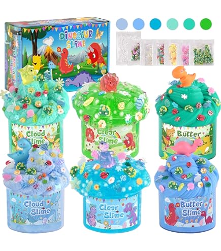 Science4you Slime Kit for 8+ Year Old Kids - Slime Making Kit, Slime Butter Slime Making Kit, Educational Toy for Kids with 2 Experiments, Scientific Gift for Girls and Boys 7 8