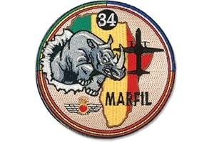 TACRO Parche Rinoceronte Marfil Ejercito del Aire España Senegal 34 Militar Ejército del Aire Español ejercito Español Velcro gran Adherencia Fuerzas Armadas