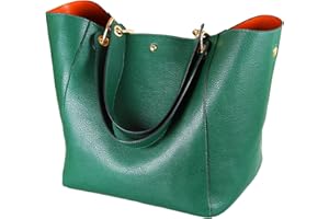 SQLP Damen Henkeltaschen Leder Groß Kapazität Shopper Tasche Student Schultasche Arbeit Handtasche für Damen Schultertaschen Weich Umhängetasche