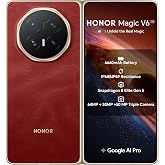 HONOR Magic V6 Foldable Smartphone | Snapdragon 8 Elite | 16GB RAM | 512GB Storage | Slim Design | 27 Months UK Warranty (Red