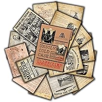 Cryptic Killers Unsolved Murder Mystery Game - Cold Case Files Investigate Detective Evidence & Crime File - Individuals, Date Nights & Party Games- Murder at Mount Mortimer