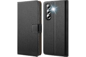 HOOMIL MagFlip Handyhülle für Samsung Galaxy A56 5G Hülle, Hochwertiges PU-Leder, Erstklassige Handwerkskunst, Klappbar Case Schutzhülle mit Kartenfach & Standfunktion - Schwarz