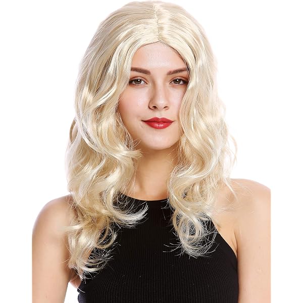 WIG ME UP Damenperücke – Lang, Lockig, Dunkelbraun Mit Pony, Für Karneval & Halloween
