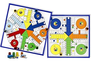 Aquamarine Games – Parchís per 4 e 6 Giocatori, Set di Tavolo (Compudid cpes02)