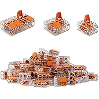 Wago Klemmen Set 90 Stück Sortiment flexibel Hebelklemme Verbindungsklemme Compact 221-412 | 221-413 | 221-415