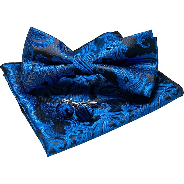 2 Nœuds Papillon Homme Réglables - Avec Crochet - Pour Mariage, Fête, Cérémonie (Noir)