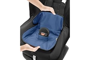 LYNMARK Protezione per seggiolino auto per vasino,Copertura per vasino da viaggio da fuoriuscite, perdite di pannolini e addestramento al WC, età: 6-4 anni,Mantiene il sedile pulito e asciutto