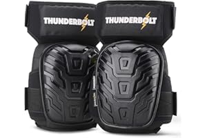 Thunderbolt Rodilleras para hombre (Negro)