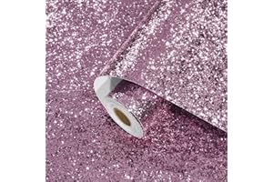 Yullpaper Papel Pintado Autoadhesivo Brillante Rosa Morada Vinilo Adhesivo Muebles Papel Pintado Pared Dormitorio Papel Adesivos Decorativos Muebles Papel Tapiz Flash Rosa Para Infantil 40cm x 200cm