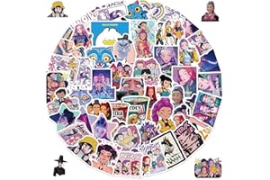 BUXIUGAN Demon Hunters Movie Stickers Packs,60pcs Anime Hunter Themed Sticker Set,Vinyl Waterproof Decal for Water Bottle Laptop Sticker for DIY Decorate Bumper Phone Hard Hat Kids Teens Gifts