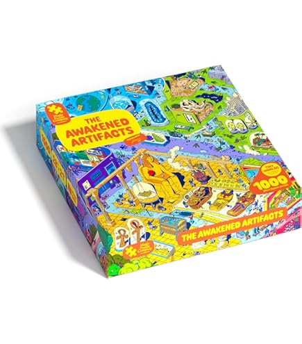 Time Warp Puzzle Mystery-legpuzzel, 1000 stukjes, voor volwassenen, dag
