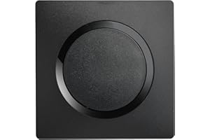 Debflex - Casual Evo - Interrupteur Va et Vient Complet - Interrupteur Mural Avec Plaque de Finition - Design Sobre - Facile à Installer - ABS - Installation Encastrée - Noir - 130 x 110 x 40 mm