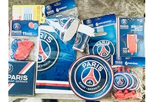 Dynastrib Méga Kit Anniversaire 12 Personnes PSG Football