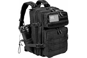 LHI Tactical Military Backpack for Men and Women 25L/35L Army Assault Pack Bag Small Rucksack with Bottle Holder