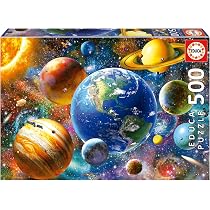 PICKFORU Weltraum-Puzzle 1000 Teile – Sonnensystem-Motiv, 70x50 Cm, Mit Referenzbuchstaben