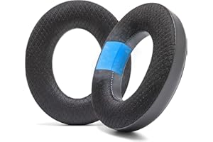 WC FreeZe Momentum 4 - chłodzące żelowe nauszniki do bezprzewodowych słuchawek nausznych Sennheiser Momentum 4 firmy Wicked Cushions - zwiększa komfort i grubość| Black