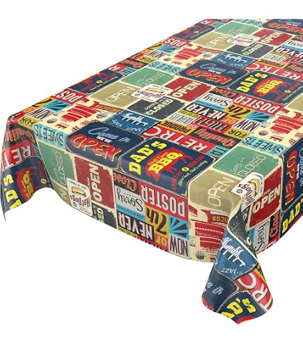 D-c-fix Tafelkleed Manhattan Borneo Blauw 150 X 250 Cm - Ruitpatroon Waterdicht En Afwasbaar