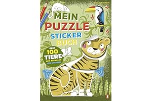 Mein bunter Puzzle-Sticker-Spaß - Tiere: Mit kunterbunten Tier-Puzzle-Stickern für Kinder ab 4 Jahren: 2