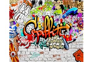 Papier peint murando intissé 350x256 cm Décoration Murale XXL Poster Tableaux Muraux Tapisserie Photo Trompe l'oeil Graffiti f-A-0348-a-b