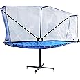 JOOLA INTT Rolling Table Tennis Ball Catch Net - Foldable Ping Pong Practice Net with Wheels, Collection Net for Ping Pong Robots, Serves and Multi-Ball Training,Blue