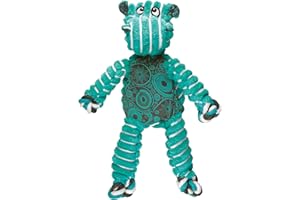 KONG - Floppy Knots Hippo - Internal Knotted Ropes and Minimal Stuffing for Less Mess - For Medium/Large Dogs