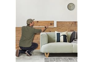 ‎SUN WOOD BY STAINER SUN WOOD Stick-it selbstklebende Holz Wandverkleidung im Altholz Design TIROL 02-3 Wandpaneele zum Kleben 0,48m2 aus Fichtenholz