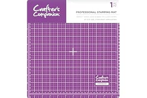 Crafter's Companion CC-Tool-STMAT 12" x 12" Professional Stamping Mat-Lightweight and Durable, Purple
