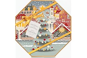 Yankee Candle Advent Calendar, Advent Wreath 2024, Christmas, 24 Tea Lights, 1 Tea Light Holder, Passport to the Holidays