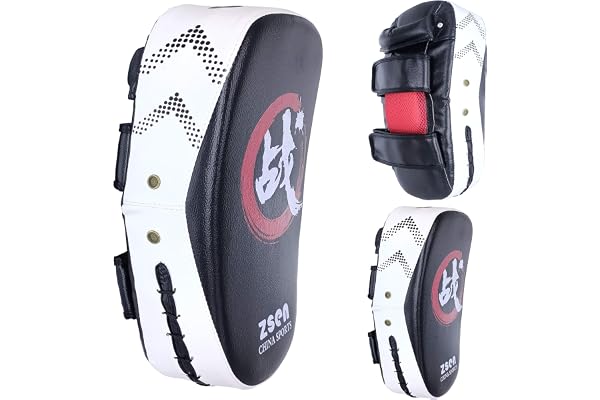 Paos, Pao de Boxe, Boxe Thai, Bouclier, Pao, Bouclier Frappe,Bouclier de Frappe en Cuir PU 39x19x9cm, pour entraînement de Boxe Tækwondo Muay Thai Sanda etc.